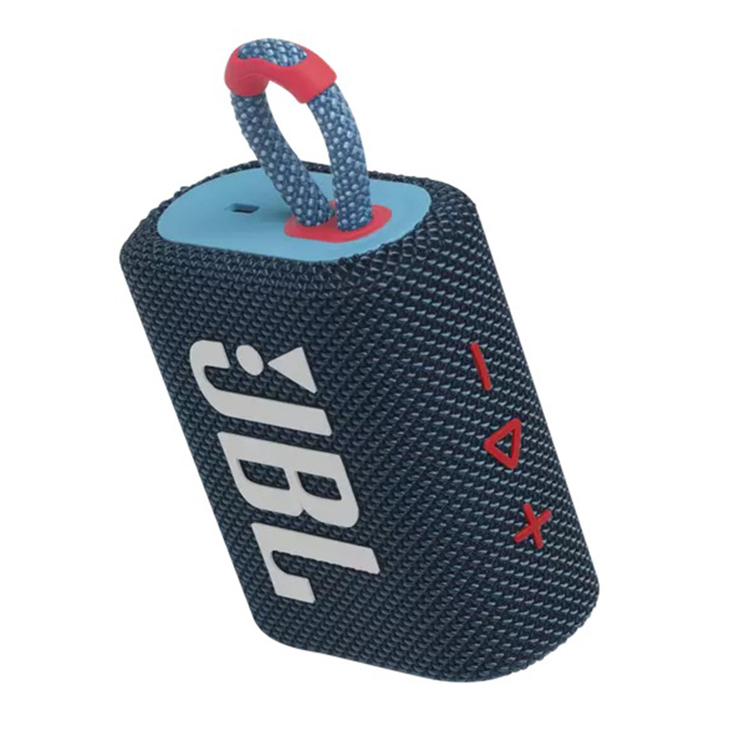 JBL GO3 Portable Waterproof Speaker - Blue / Pink Rose Best Price in Ras al Khaimah