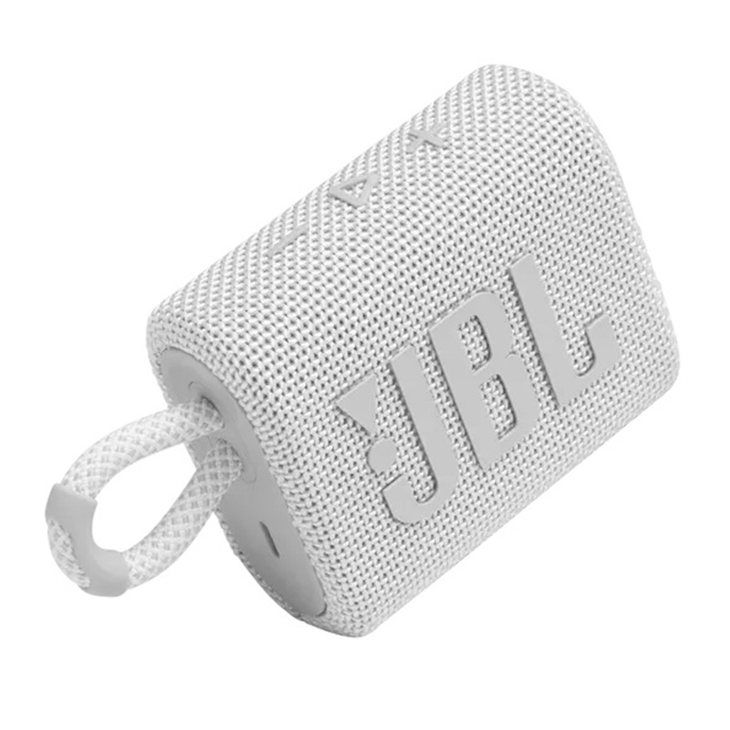 JBL GO3 Portable Waterproof Speaker - White Best Price in Ras al Khaimah