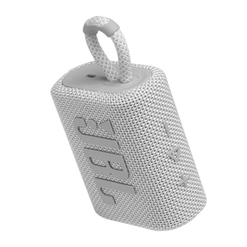 JBL GO3 Portable Waterproof Speaker - White Best Price in Al Ain