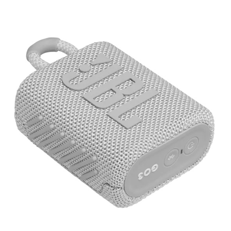 JBL GO3 Portable Waterproof Speaker - White Best Price in Fujairah