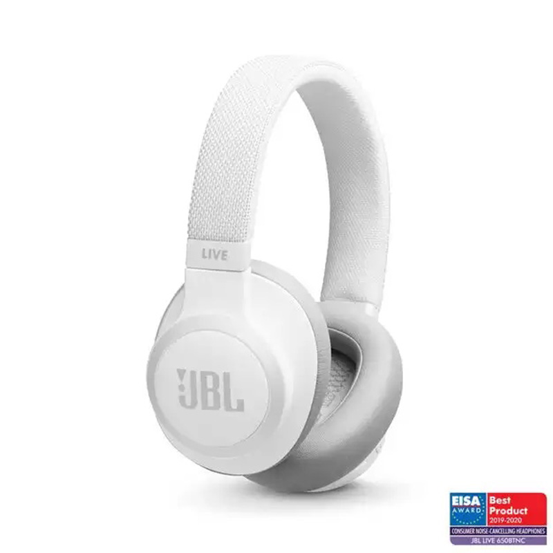 JBL Live 650Bt Wireless On-Ear Headphones White Best Price in UAE