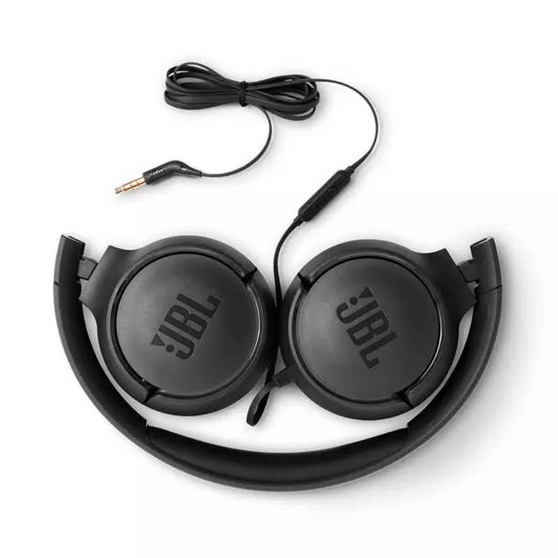 JBL T500 Wired On Ear Headphone - Black Best Price in Ajman