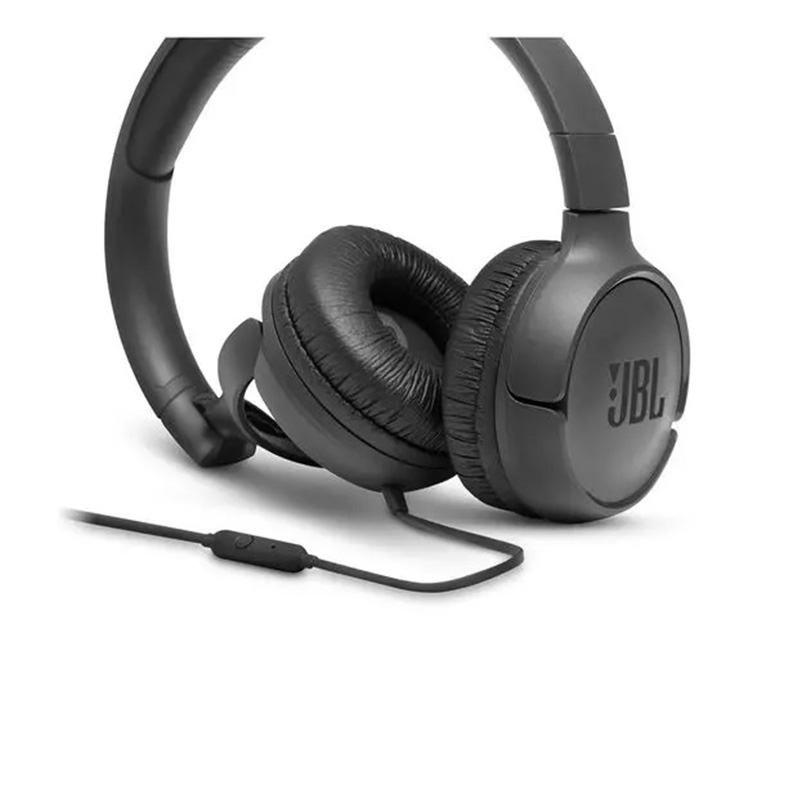 JBL T500 Wired On Ear Headphone - Black Best Price in UAE