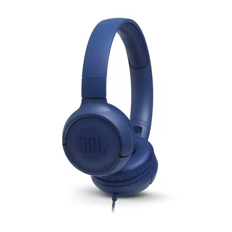 JBL T500 Wired On Ear Headphone - Blue