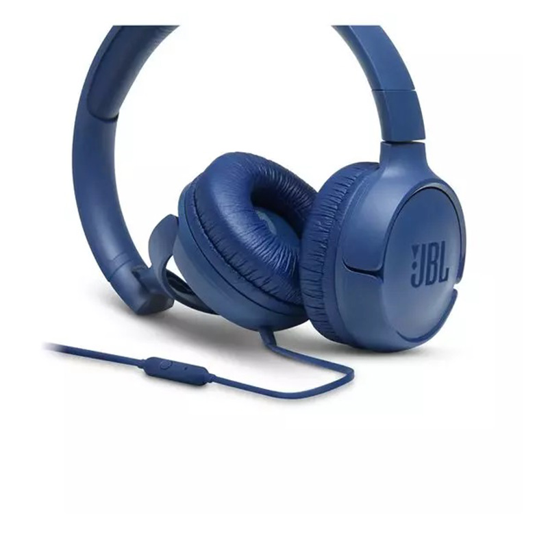 JBL T500 Wired On Ear Headphone - Blue Best Price in Sharjah