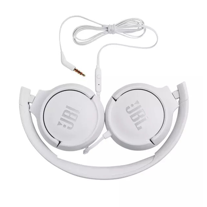 JBL T500 Wired On Ear Headphone - White Best Price in Abu Dhabi