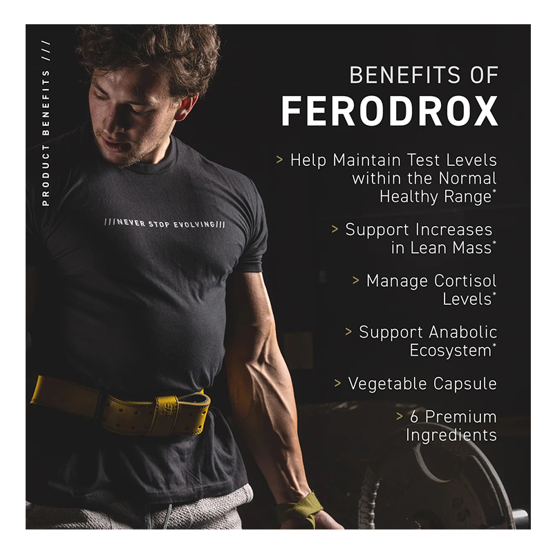 Kaged Ferodrox Natural Testosterone Support 60 Caps Best Price in Abu Dhabi