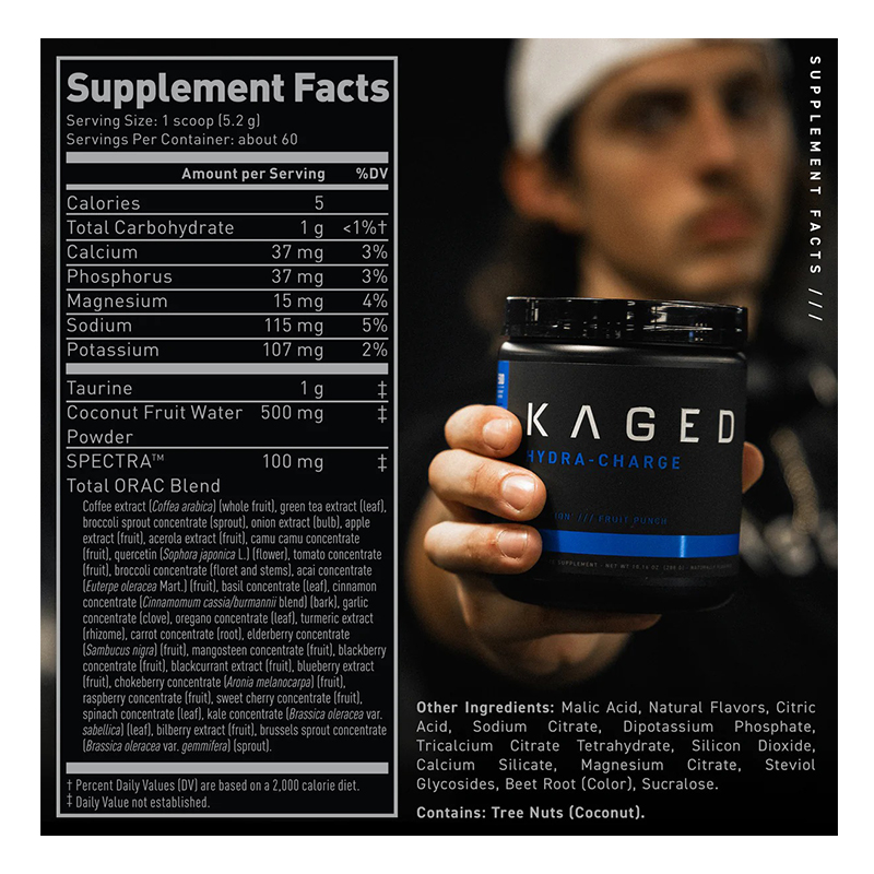 Kaged Hydra-Charge 60 Servings - Apple Limeade Best Price in Dubai