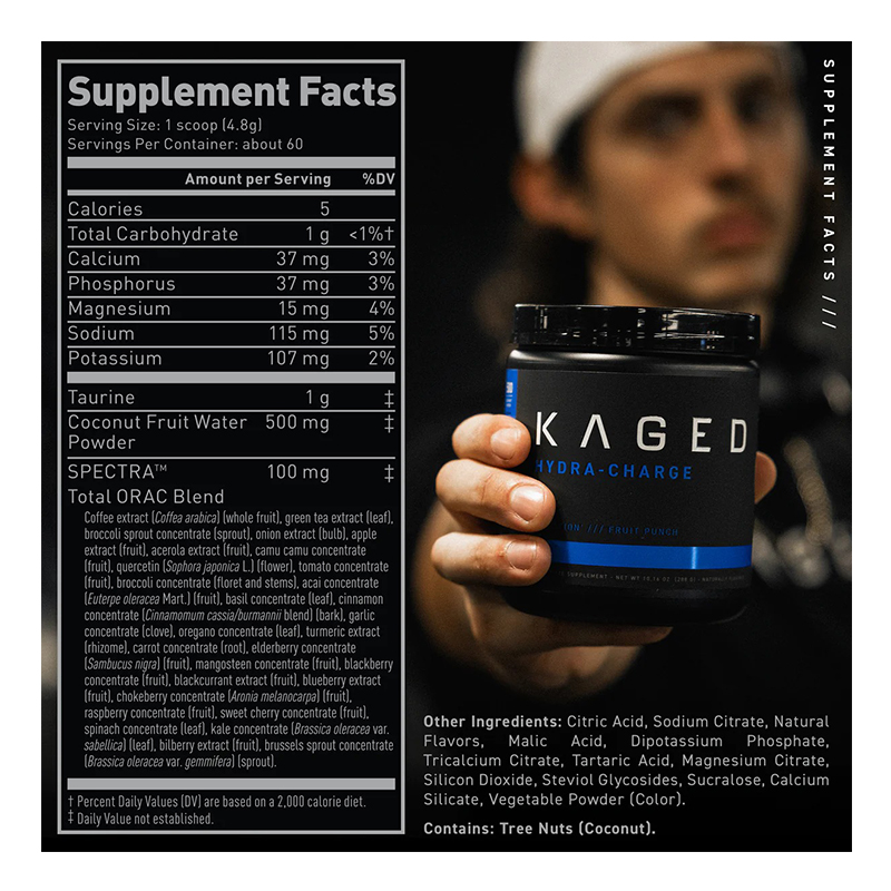Kaged Hydra-Charge 60 Servings - Strawberry Yuzu Best Price in Dubai