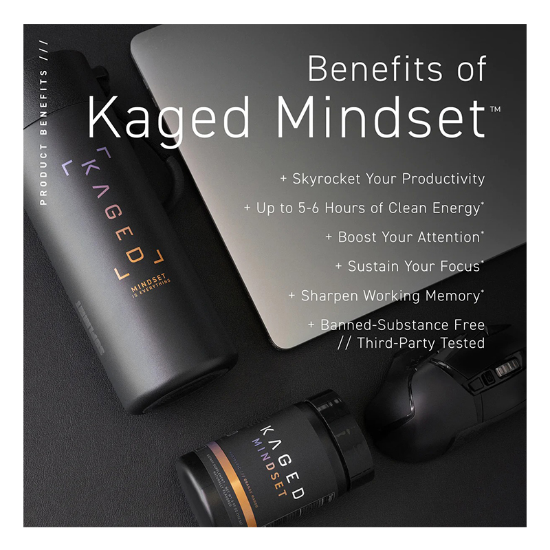 Kaged Mindset + Caffeine 30 Servings - Orange Mango Best Price in Al Ain