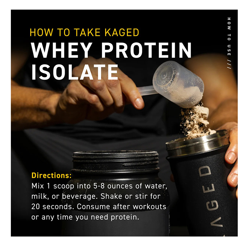 Kaged Whey Protein Isolate 3 lbs - Chocolate Best Price in Ras Al Khaimah