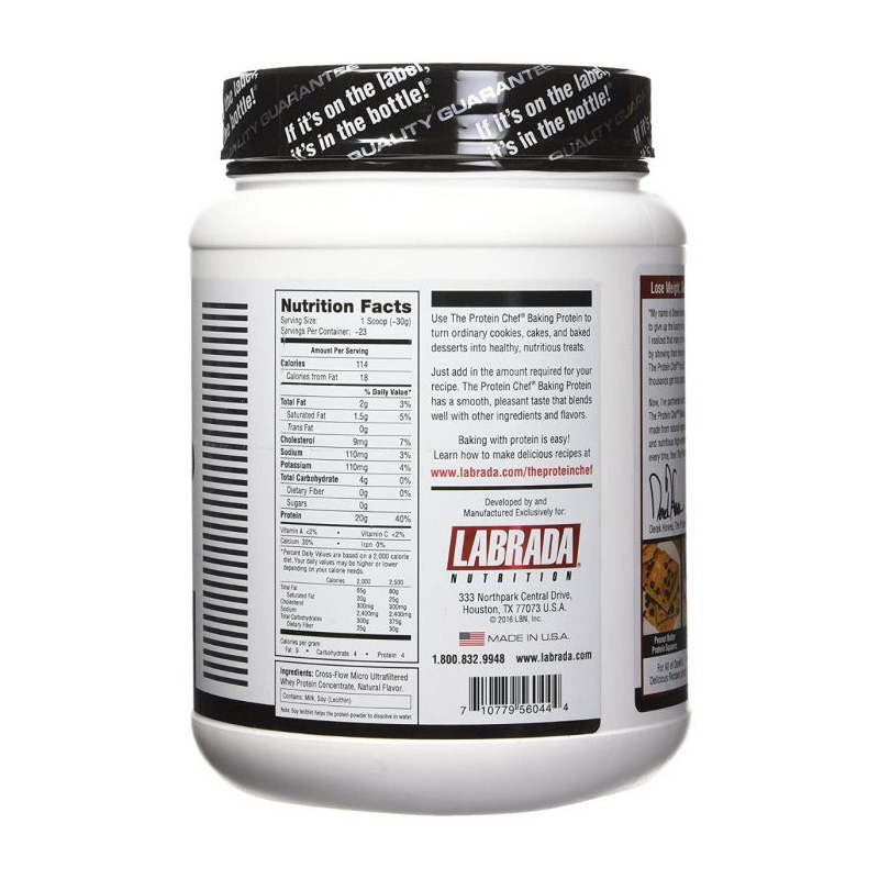 Labrada Baking Protein 1.5lbs 30 Serv Best Price in UAE