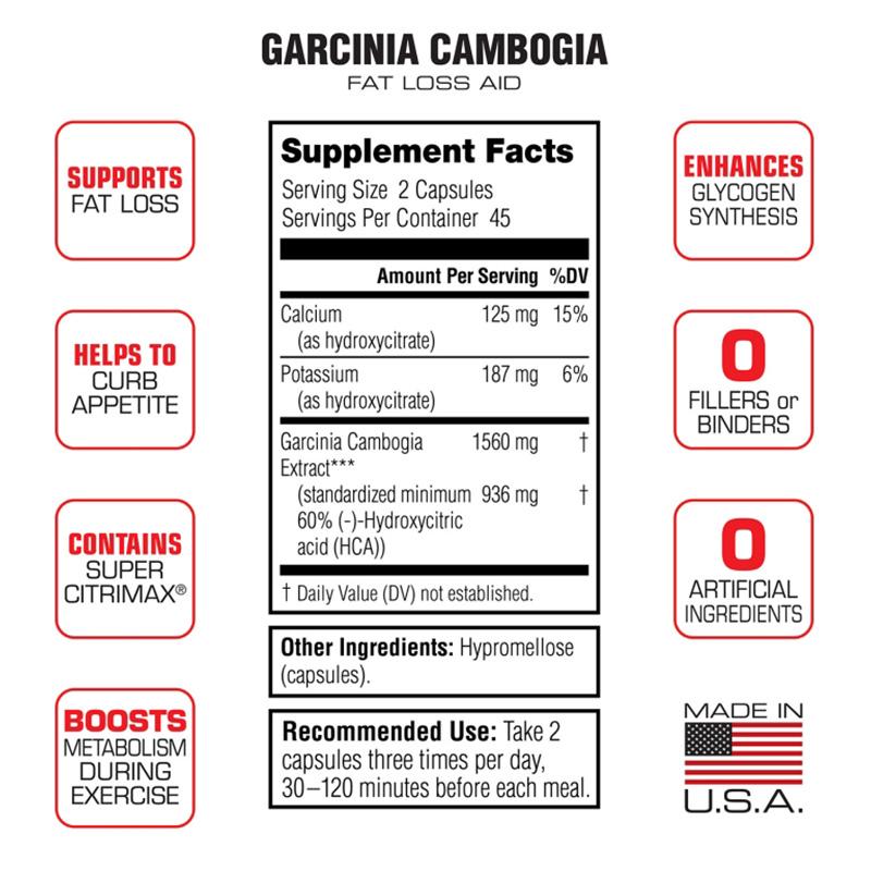 Labrada Garcinia Cambogia 90 Caps / 45 Best Price in UAE