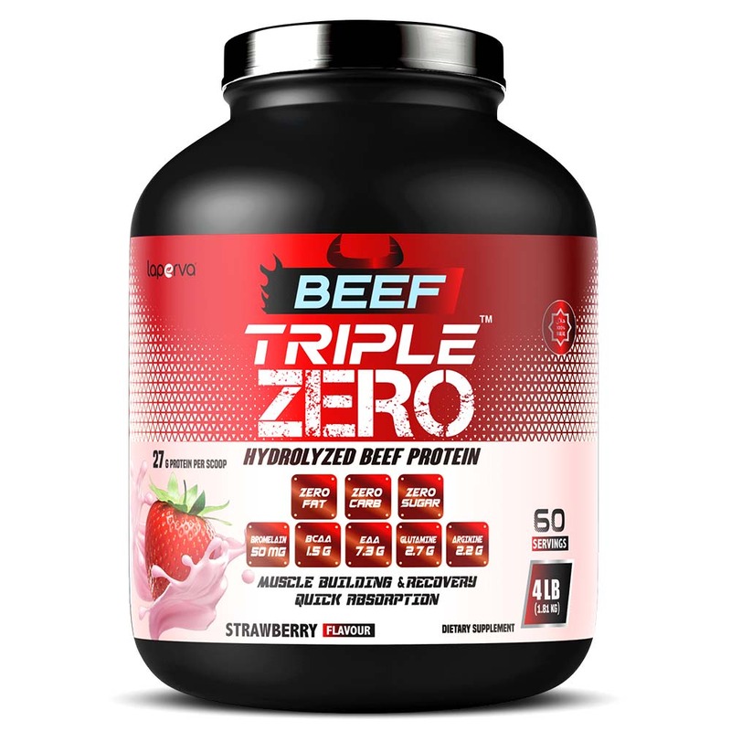 Laperva Beef Triple Zero Hydrolyzed 4lbs - Strawberry