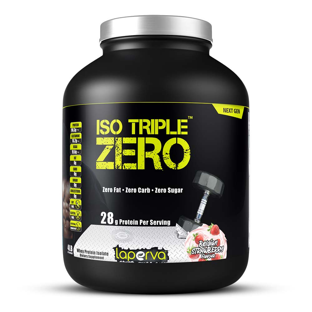 Laperva ISO Triple Zero Whey Protein 4lb - Belgian Strawberry