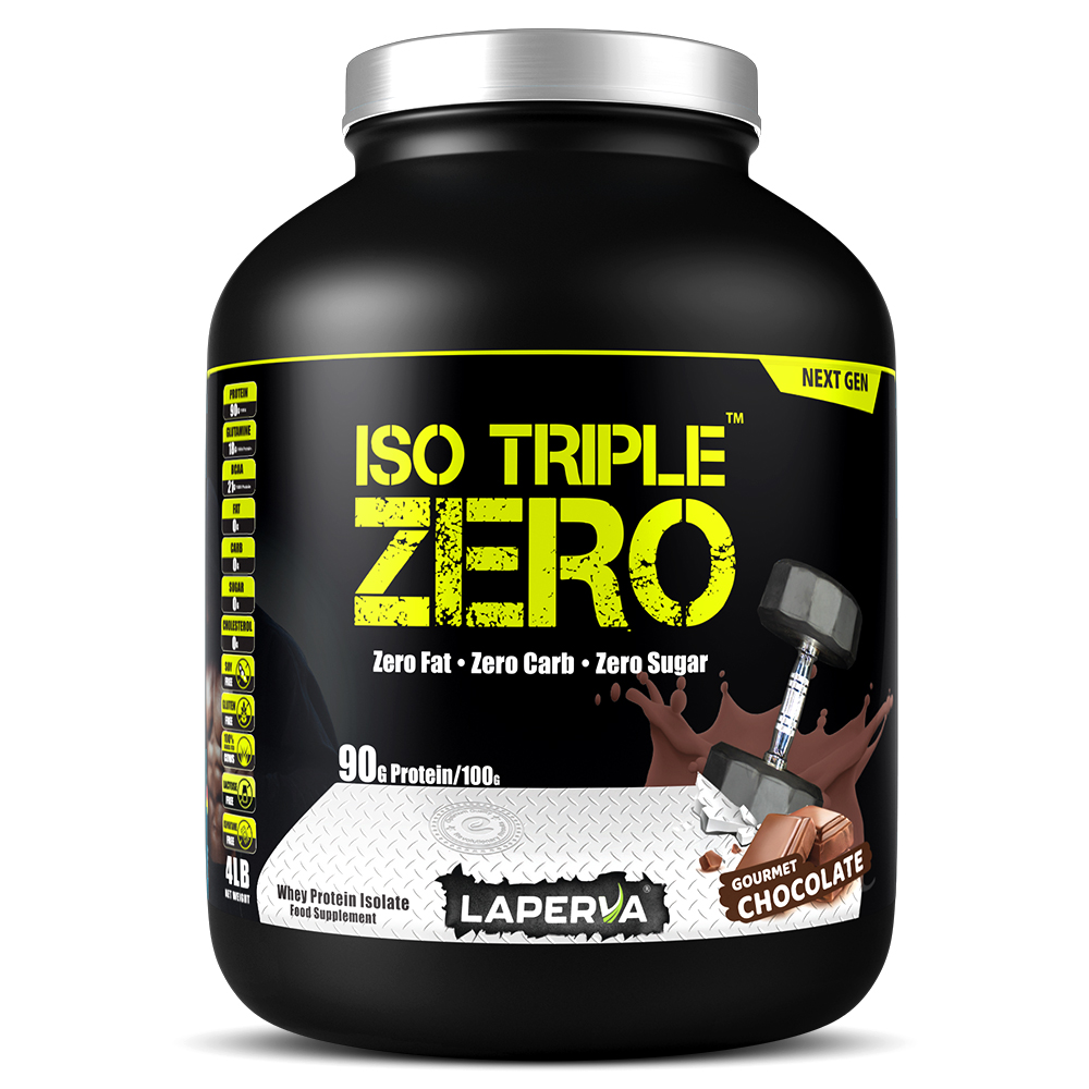 Laperva ISO Triple Zero Whey Protein 4lb - Gourmet Chocolate