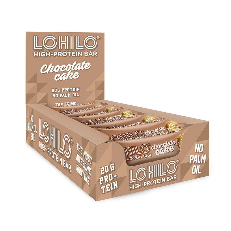Lohilo High-Protein Bar Chocolate Cake 1x12 Bars