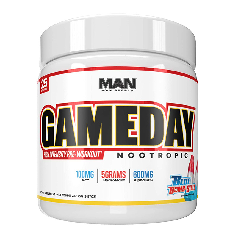 Man Sports Game Day Pre-Workout - Blue Bombsicle