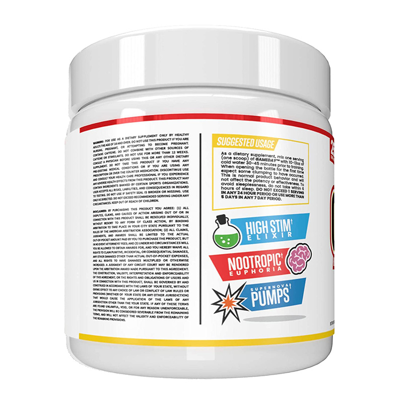 Man Sports Game Day Pre-Workout - Blue Bombsicle Best Price in Dubai
