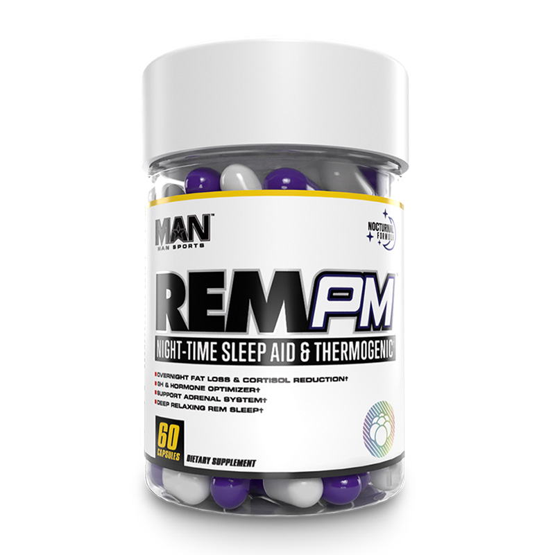 Man Sports REM PM 60 Capsules Night Sleep and Weight Loss Support