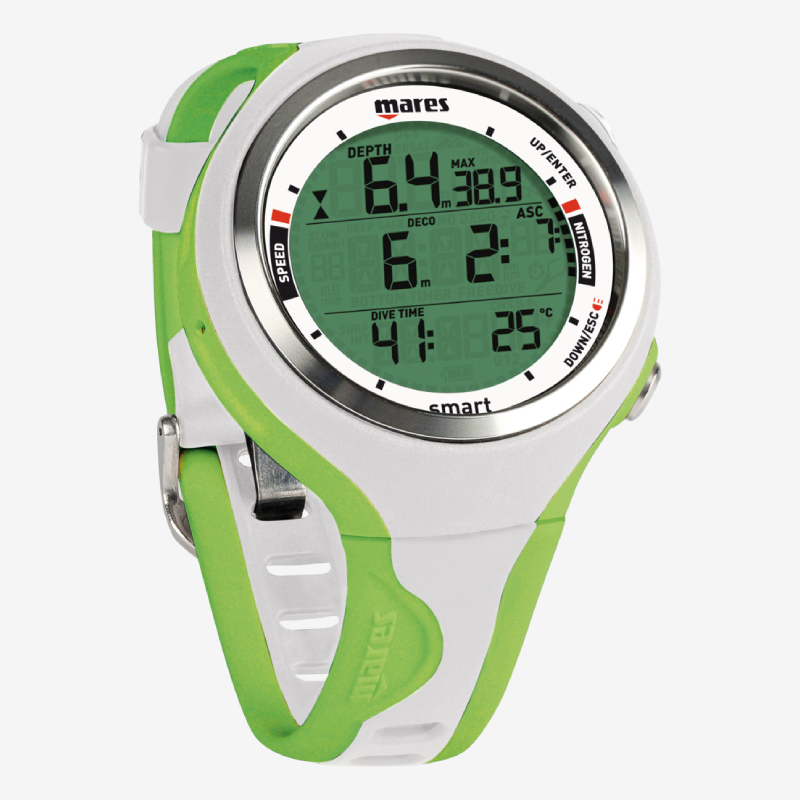 Mares Diving Computer Smart Watch White/Lime