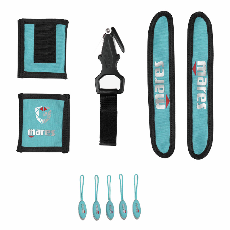 Mares Diving Jacket Accessories Color Kit - Aqua