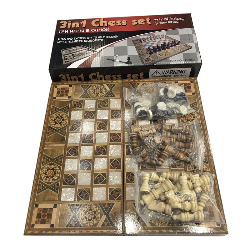 Marshal Fitness 3 in 1 Chess Set - LD-9050 Best Price in UAE