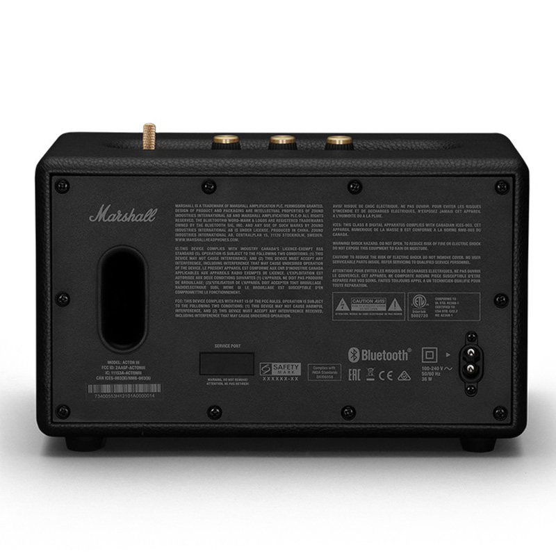 Marshall Acton III Wireless Stereo Speaker Black Best Price in Abu Dhabi