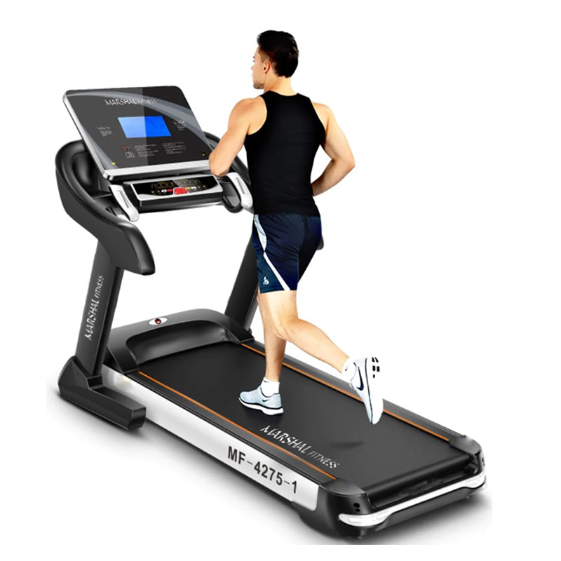 Marshall Fitness 6.0 HP DC Motorized Treadmill With 7Inch LCD Display Screen - No Massager