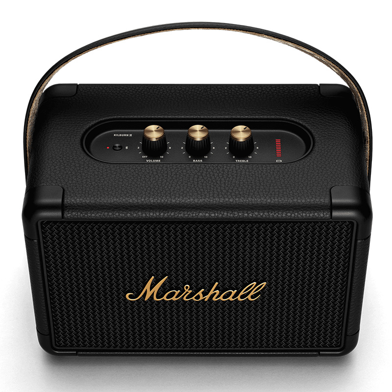 Marshall Kilburn II Bluetooth Stereo Speakers Black Brass Best Price in Abu Dhabi