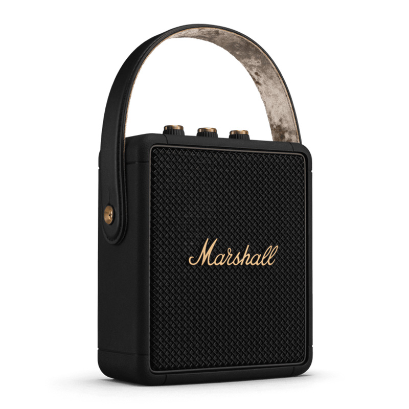 Marshall Stockwell II Speaker - Black and Brass Best Price in Al Ain