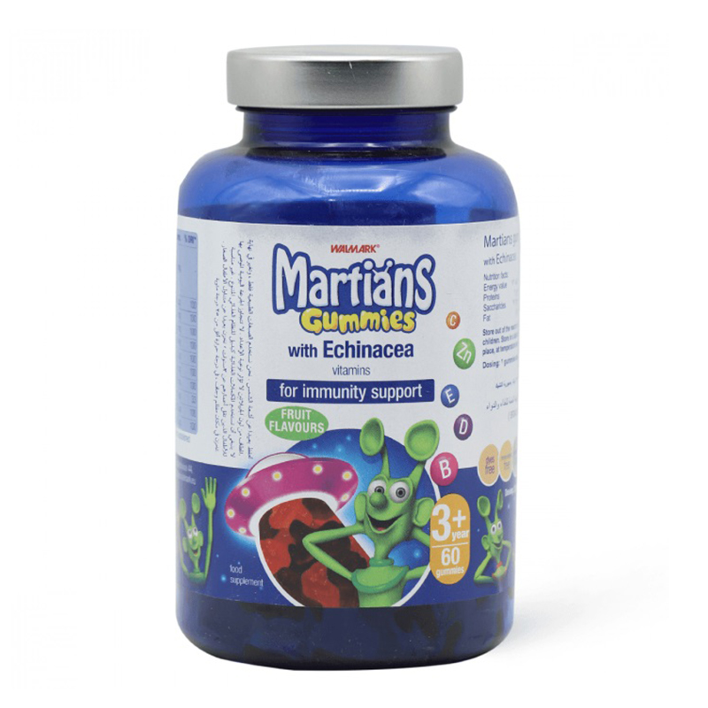 Martians Vitamins with Echinacea - 60 Gummies