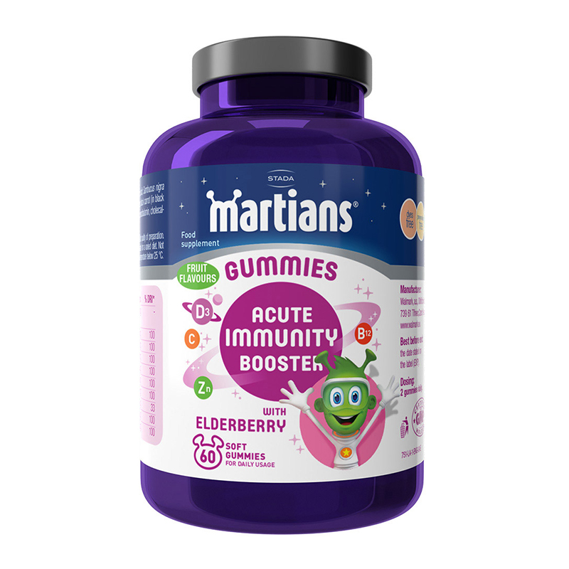 Martians Vitamins with Elderberry - 60 Gummies Best Price in UAE