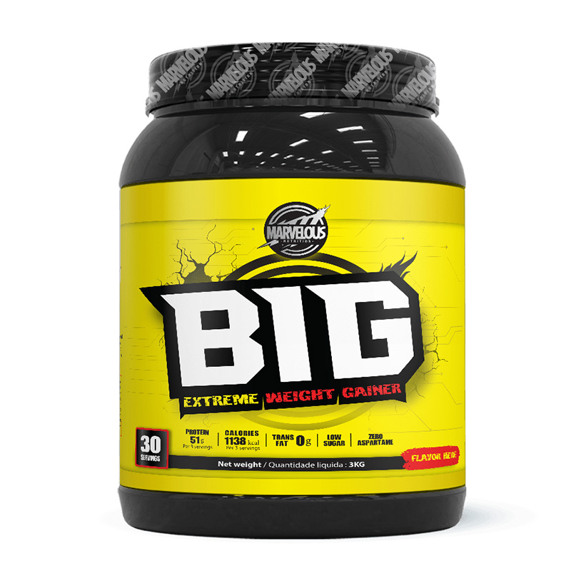 Marvelous Nutrition Big Extreme Weight Gainer 3 kg - Chocolate