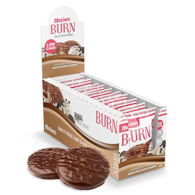 Maxine Burn Cookies 40 G 12 Pcs in Box - Cookies N Cream Best Price in UAE