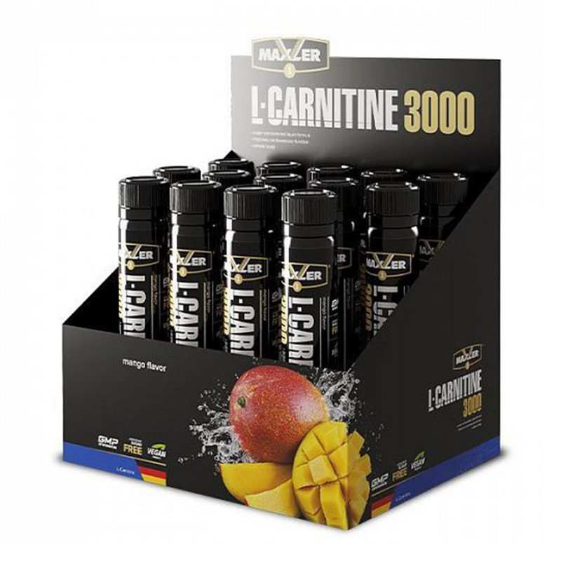 Maxler L-Carnitine 3000 Shots 14 x 25 ml Mango