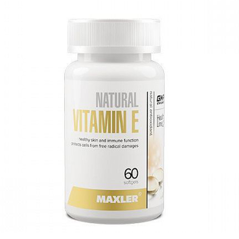 Maxler Natural Vitamin E 60 Softgels