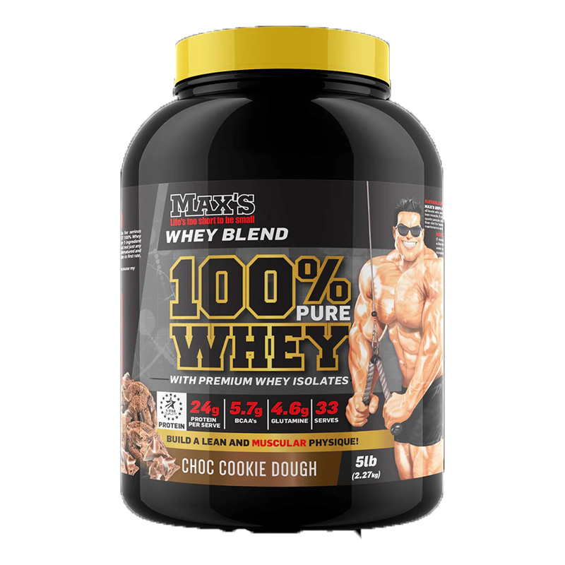 Maxs 100% Pure Whey 5 lbs - Choc Cookie Dough Best Price in UAE