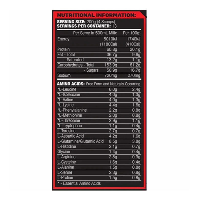 Maxs Absolute Mass 10 Lbs - Caramel Sundae Best Price in Dubai