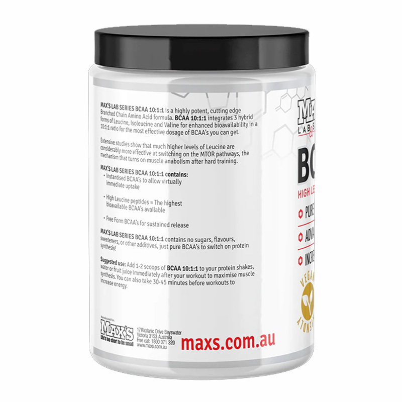 Maxs BCAA 10:1:1 500 G Branched Chain Amino Acid Best Price in Abu Dhabi