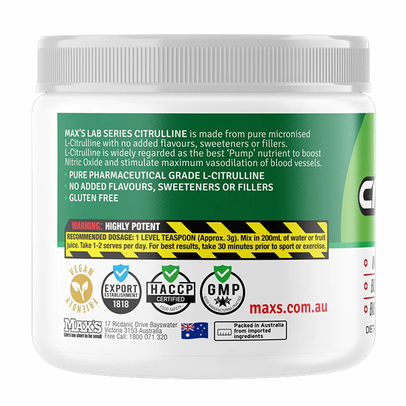 Maxs Citrulline 100 G Best Price in Dubai