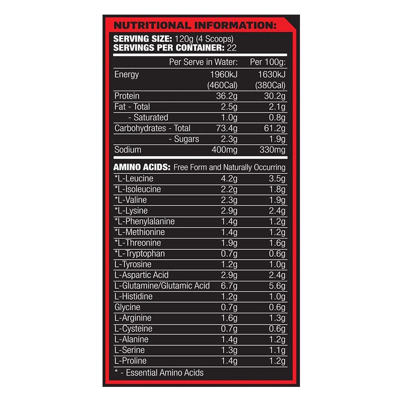 Maxs Clean Mass 5 Lbs - Caramel Thickshake Best Price in Dubai