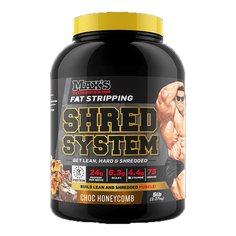Max's Fat Stripping Shred System 5 Lbs - Choc Honeycomb Best Price in UAE
