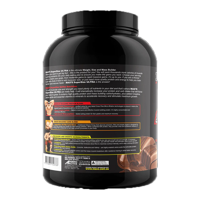 Maxs Super Size Ultra 10 Lbs - Chocolate Fudge Best Price in Dubai