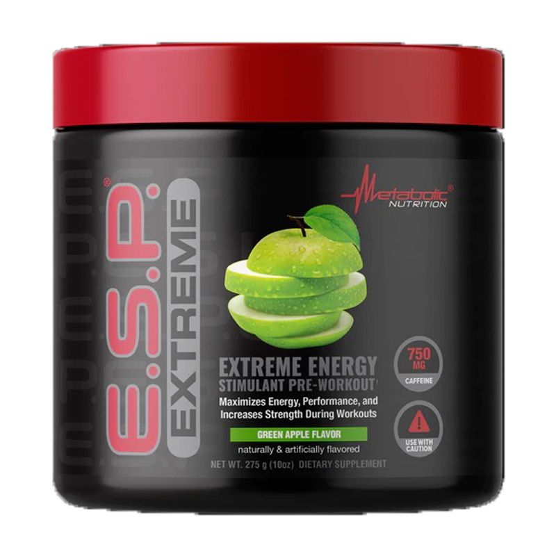Metabolic Nutrition E.S.P Extreme Energy Stimulant Pre-workout 275g - Green Apple