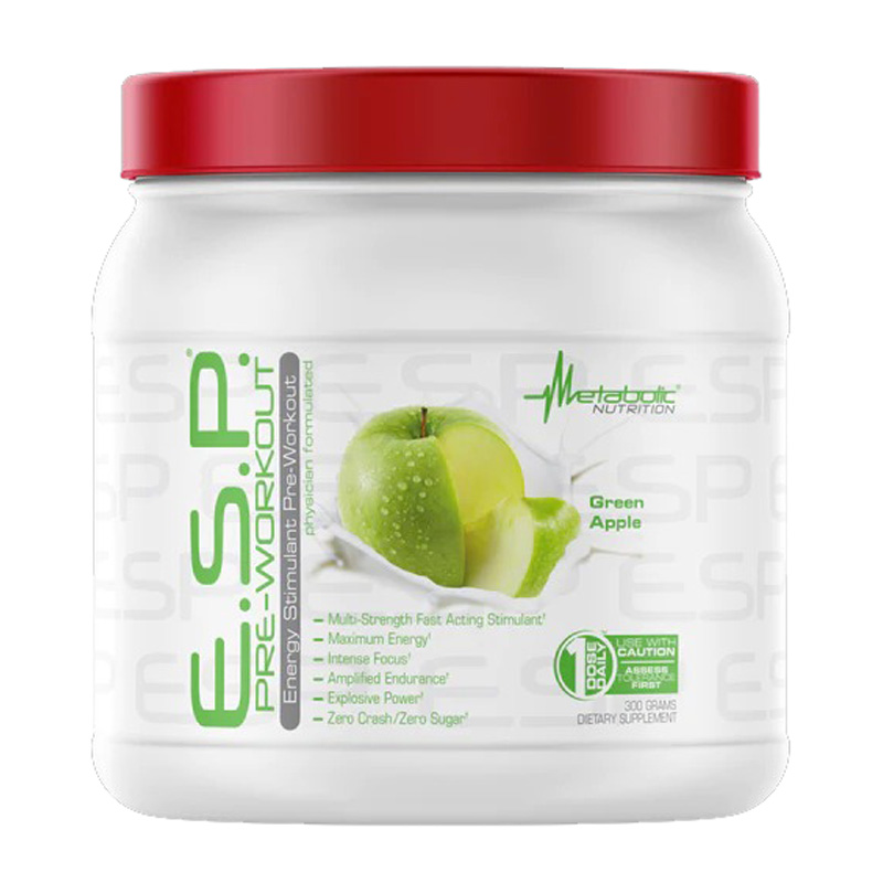 Metabolic Nutrition E.S.P Pre-workout 300g - Green Apple