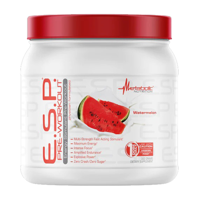 Metabolic Nutrition E.S.P Pre-workout 300g - Watermelon Best Price in UAE