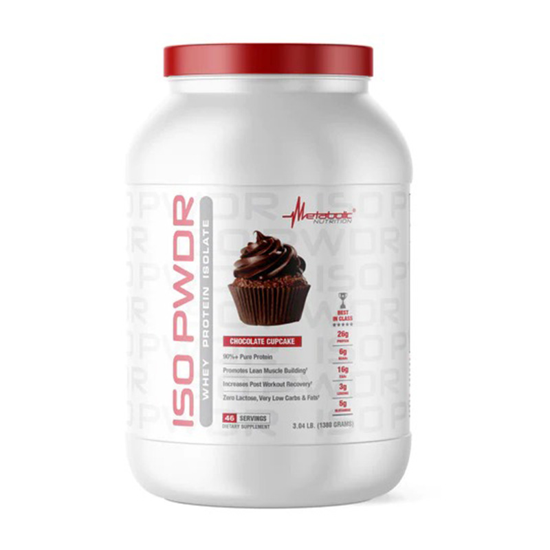 Metabolic Nutrition ISO Powder Whey Protein Isolate 3.04lb - Chocolate Cupcake Best Price in UAE