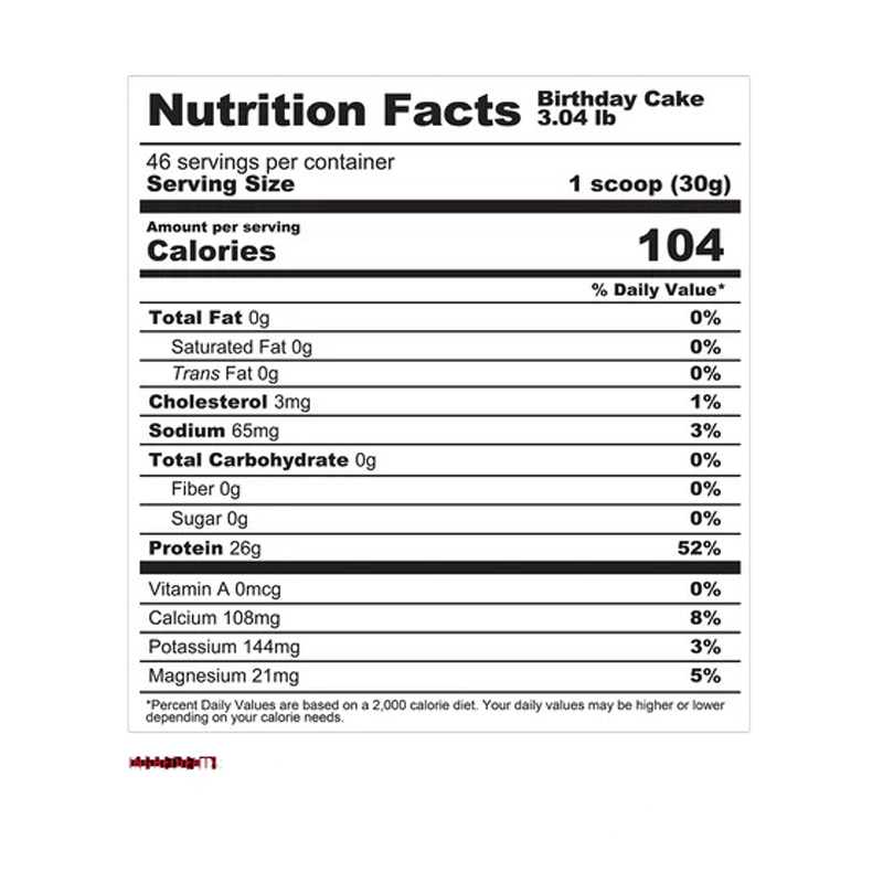 Metabolic Nutrition ISO Powder Whey Protein Isolate 3.04lb - Chocolate Cupcake Best Price in Dubai