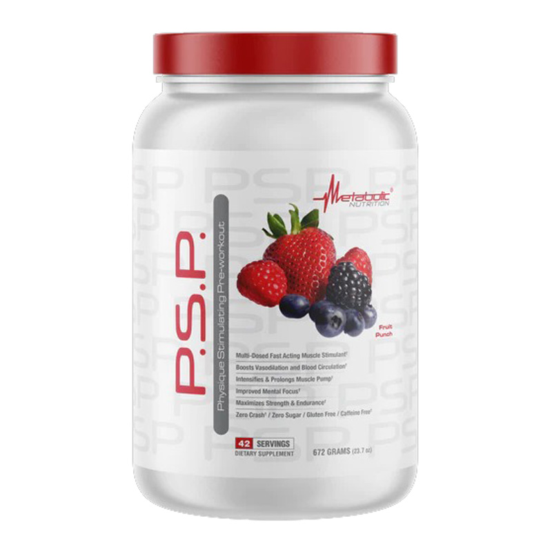 Metabolic Nutrition P.S.P Physique Stimulating Pre-workout 672g - Fruit Punch